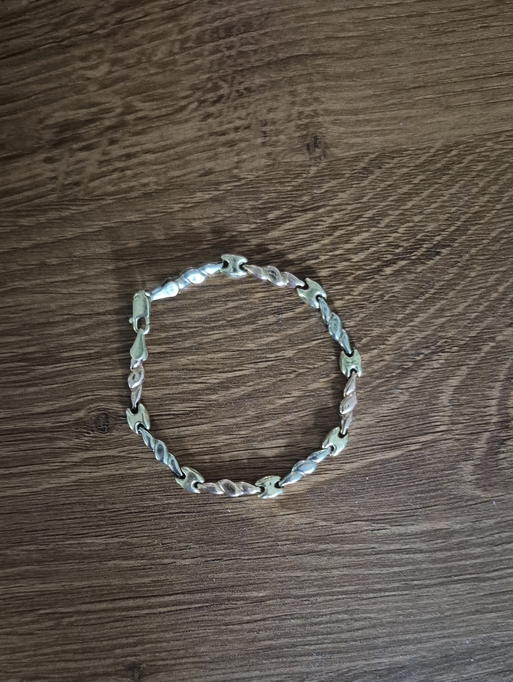 Tri Color 14k Bracelate - Picture 5 of 5